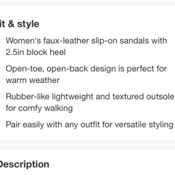 Women's Lindie Heels - A New
Day™ - Picture 6 of 7